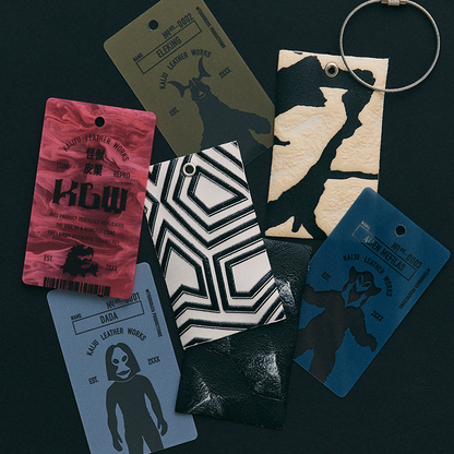 Leather Sample Book Keychain ULT